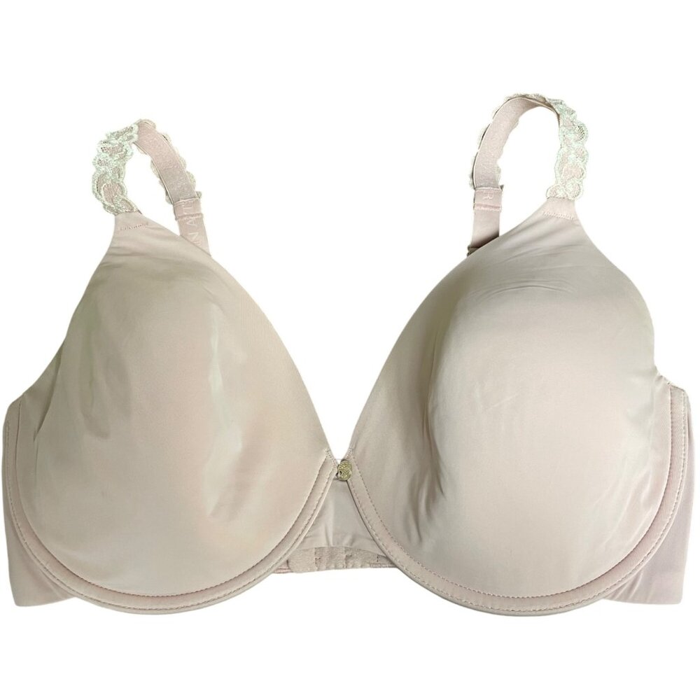 Natori Pure Luxe Custom Coverage Contour Bra Blush Pink Sz 34DDD